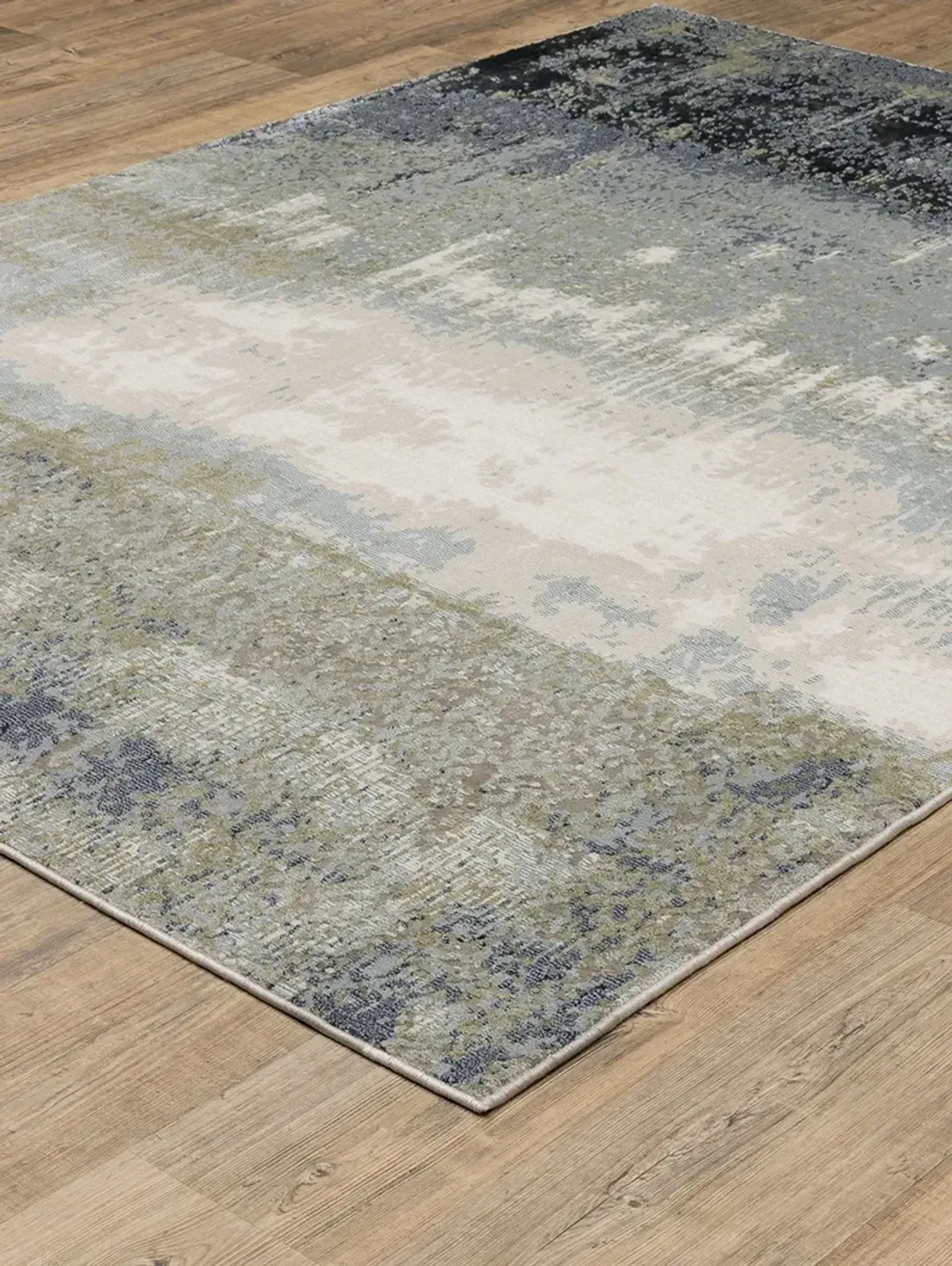 Caravan 6'7" x 9'6" Blue Rug