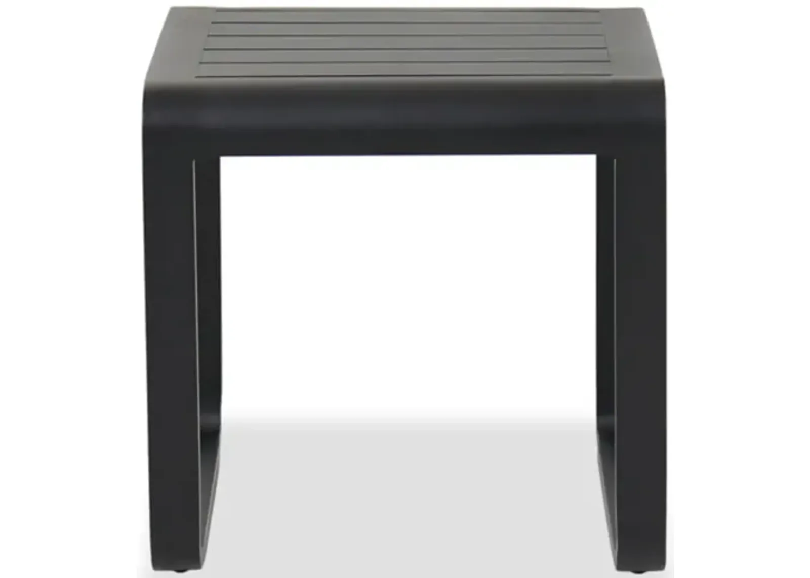 Dakota 20" Square Side Table in Black