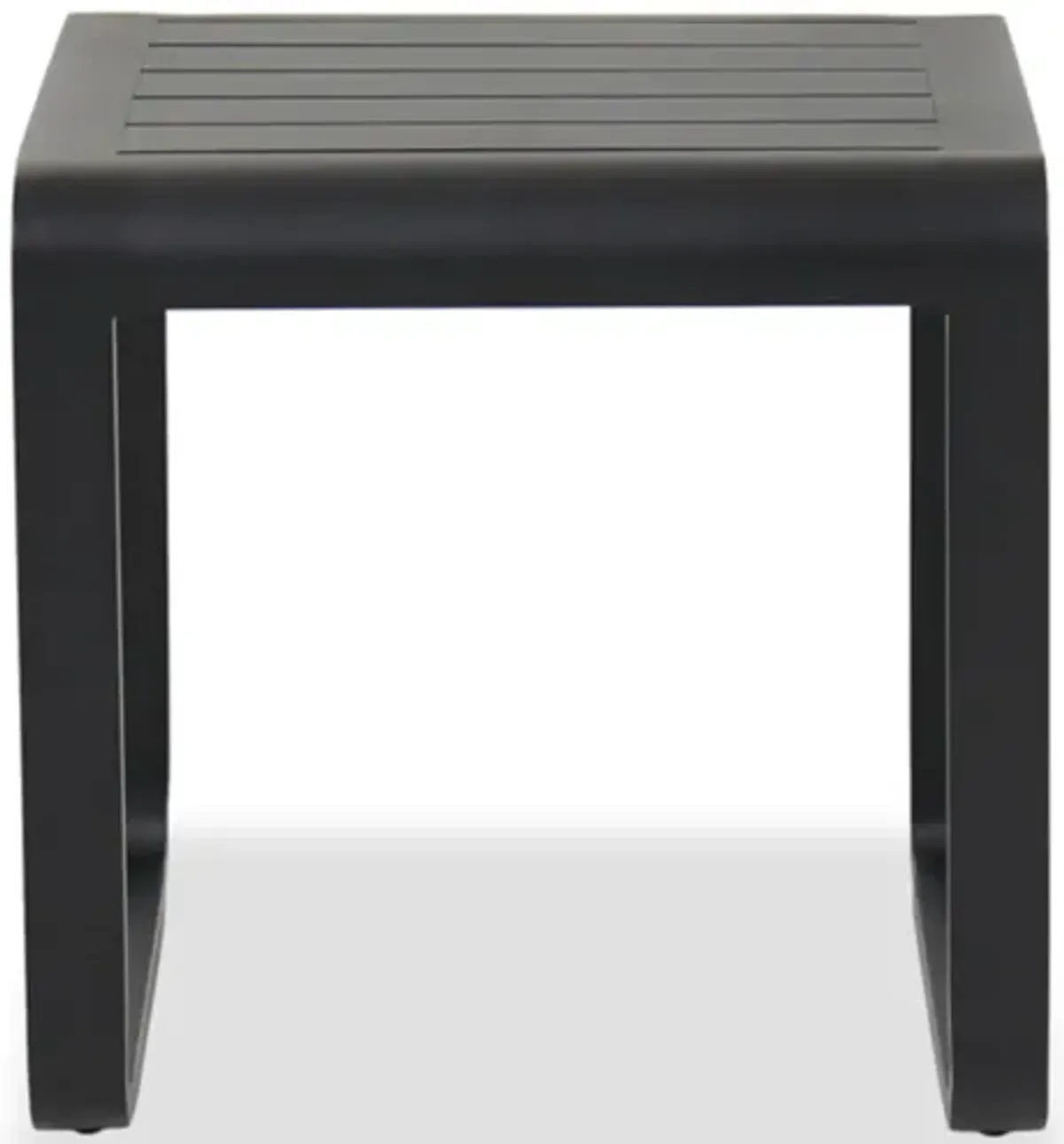 Dakota 20" Square Side Table in Black