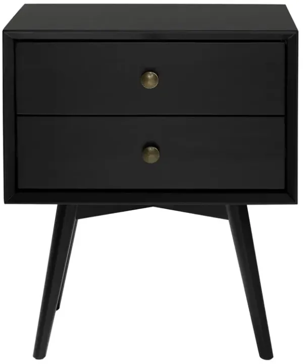 Belen Kox Mid-Century Modern Nightstand - Black Diamond Collection, Belen Kox