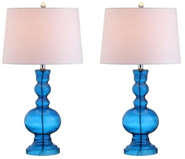 Genie Glass LED Table Lamp (Set of 2)