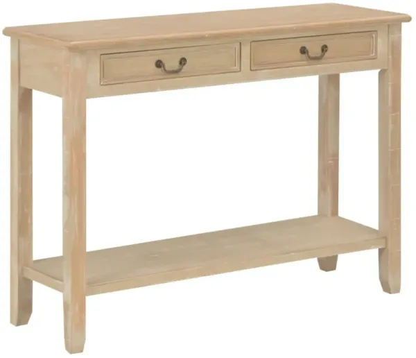 vidaXL Console Table 43.3"x13.7"x31.4" Wood