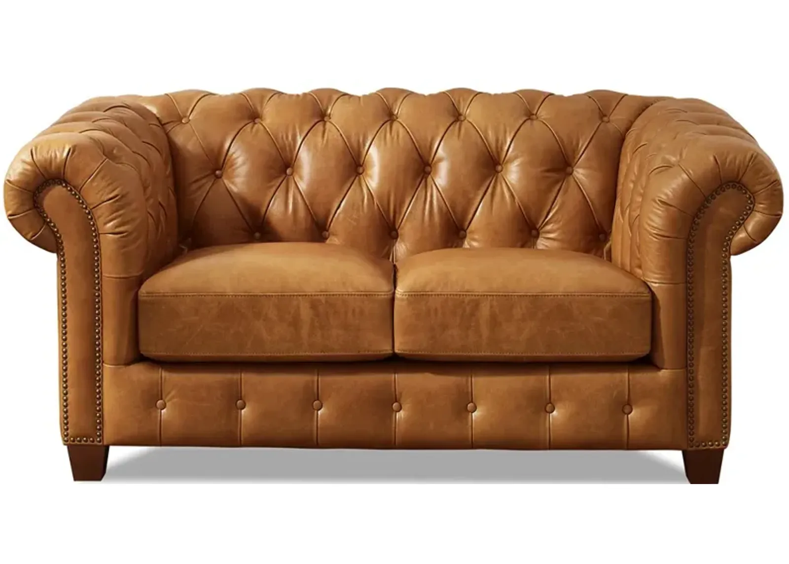 Kingston Top Grain Leather Loveseat