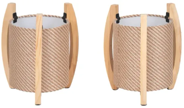 Cylinder Tripod Table Lamps