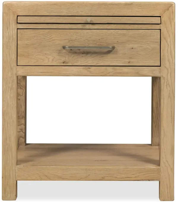 Driftwood One-Drawer Nightstand
