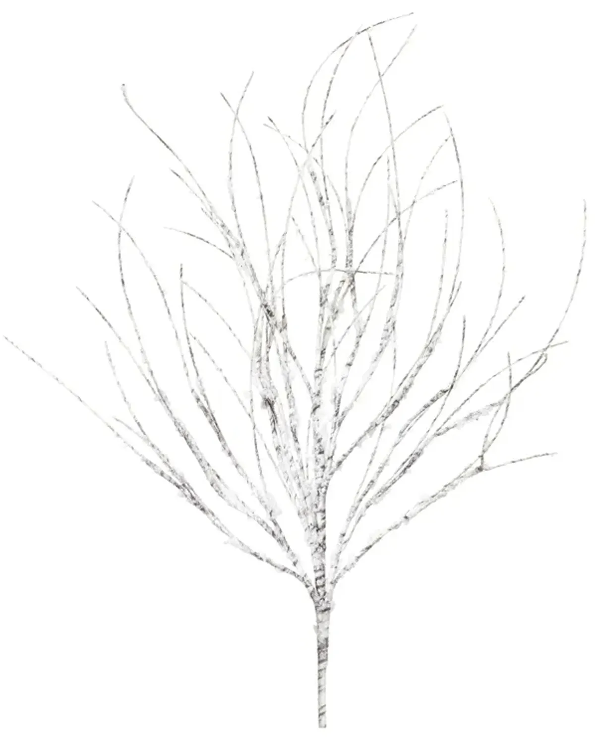 Snowy Branch (Set of 12) 32.5"H Acrylic