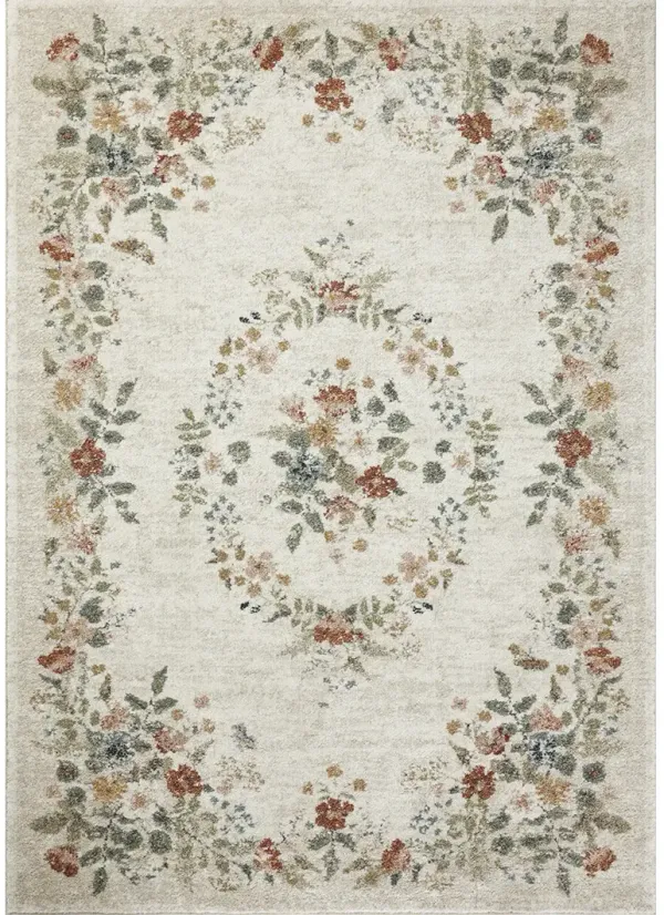 Laurel LAU-01 Cream 6''6" x 9''2" Rug by Rifle Paper Co.