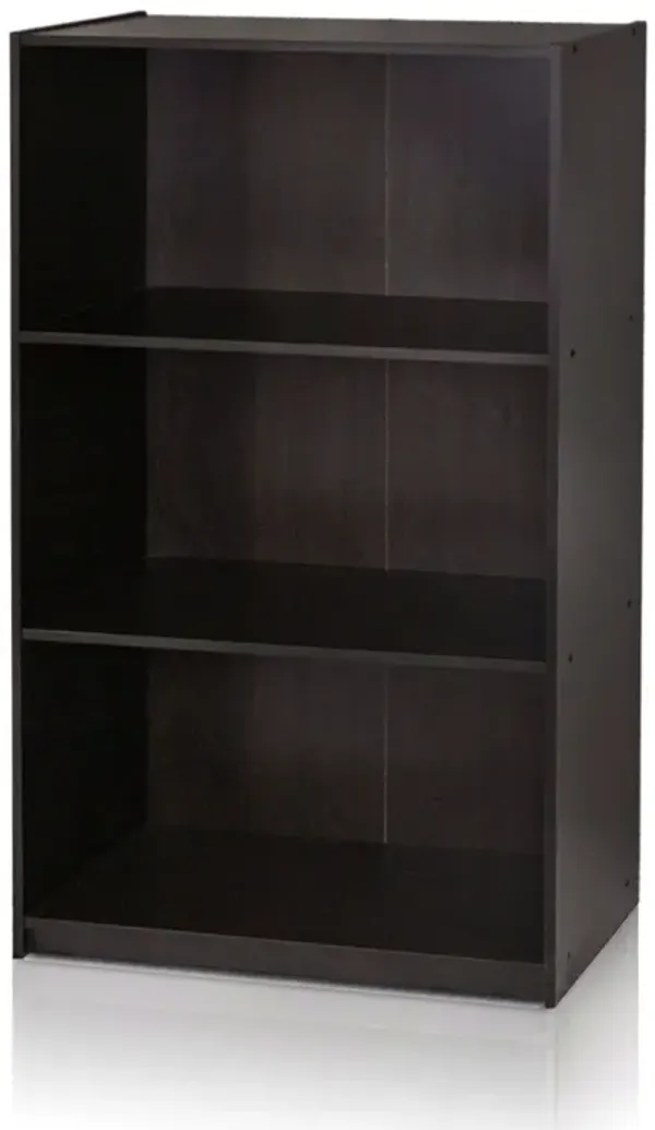Modern 3-Shelf Bookcase – Stylish Storage Unit