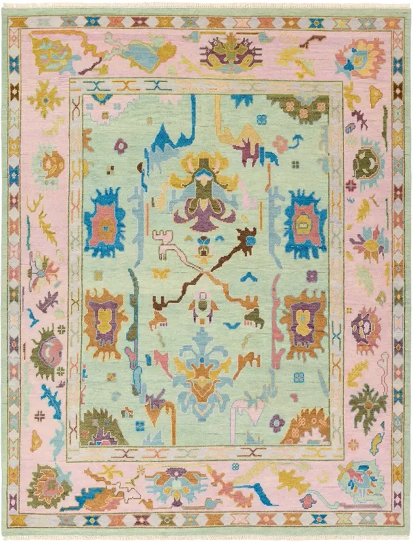 Everly Olivia Green 10' x 14' Rug