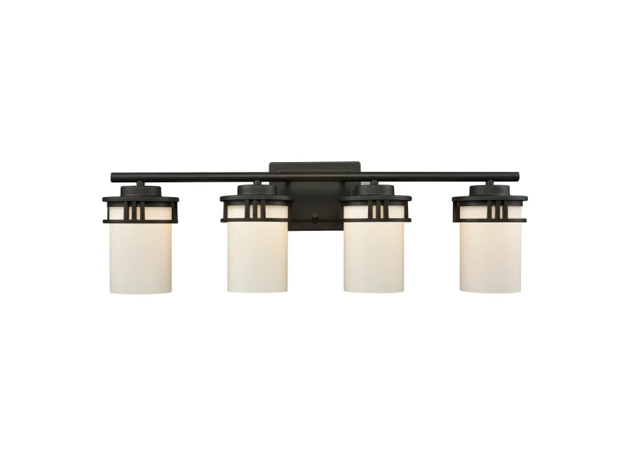 Ravendale 27'' Wide 4-Light Bronze Vanity Light