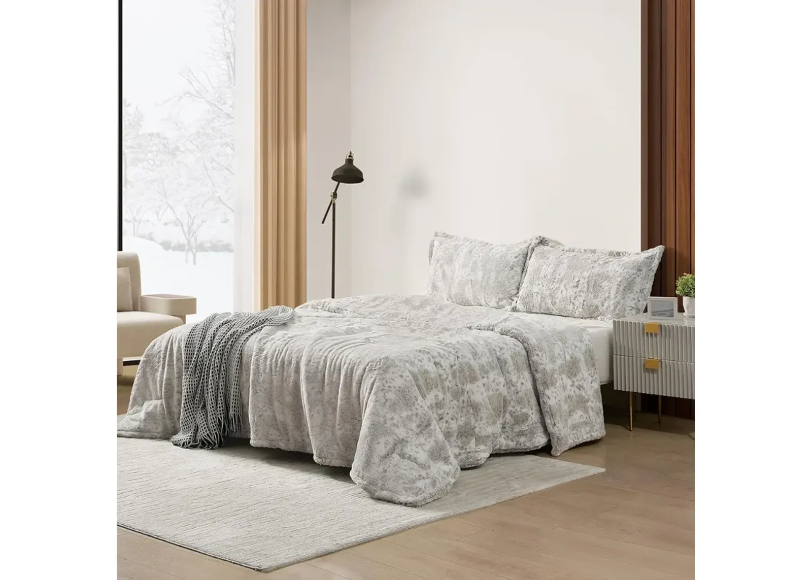 Snow Lynx - Coma Inducer® Oversized Comforter Set