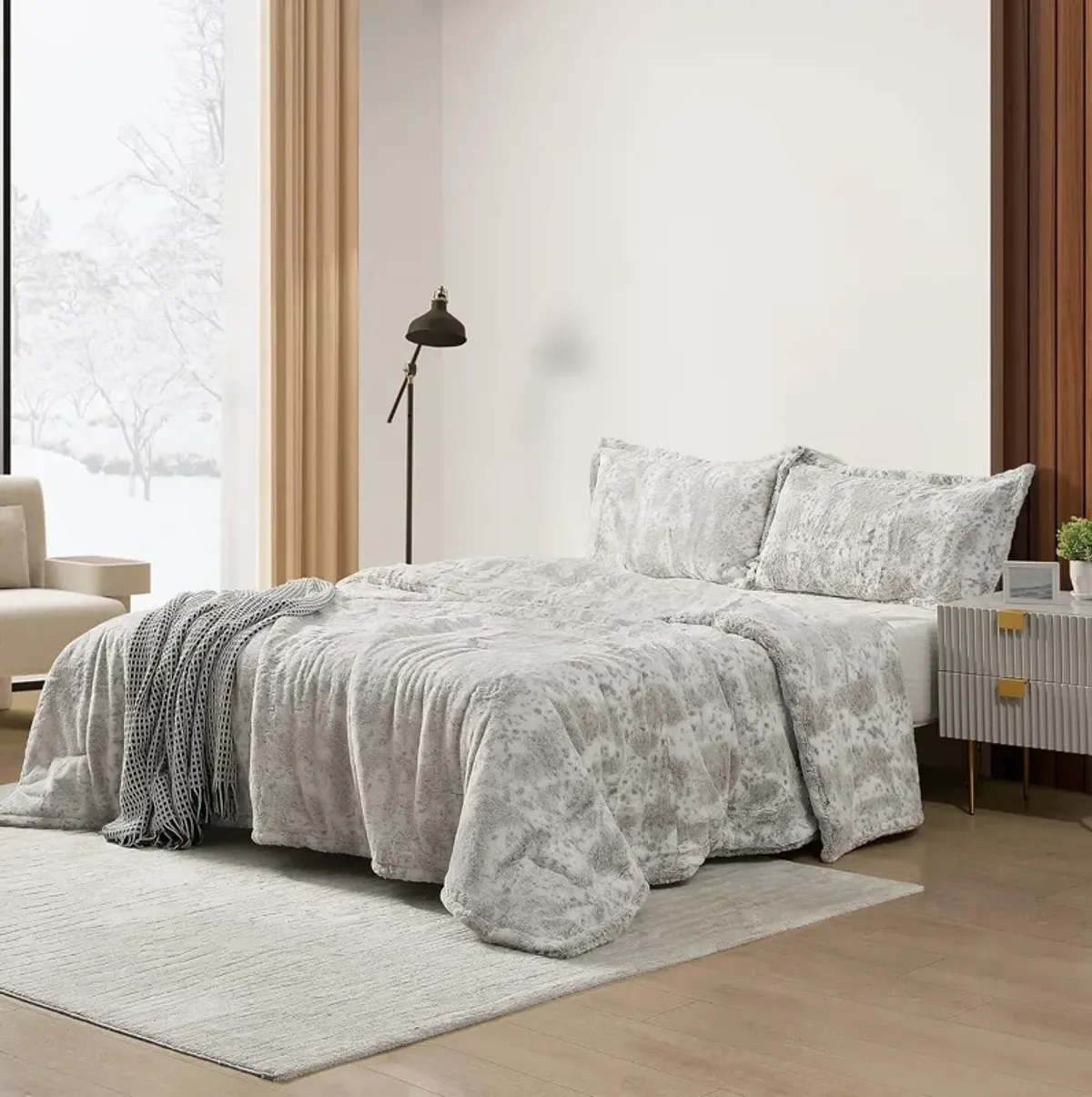 Snow Lynx - Coma Inducer® Oversized Comforter Set