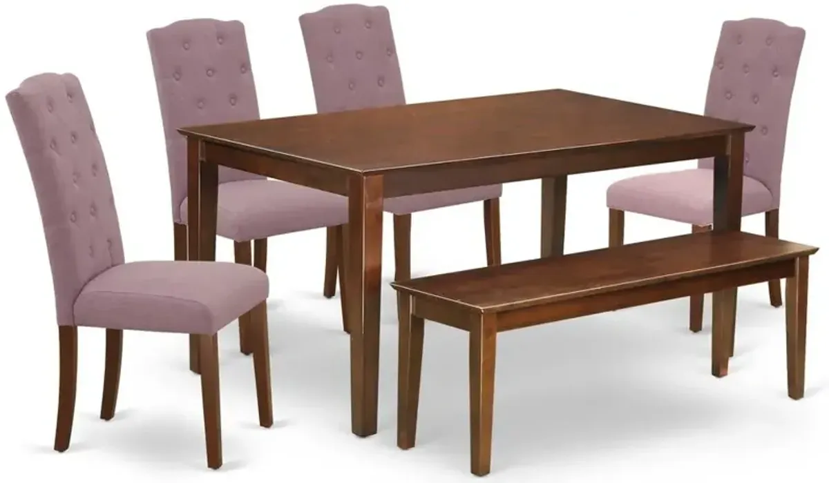 Dining Room Set Mahogany, DUCE6-MAH-10