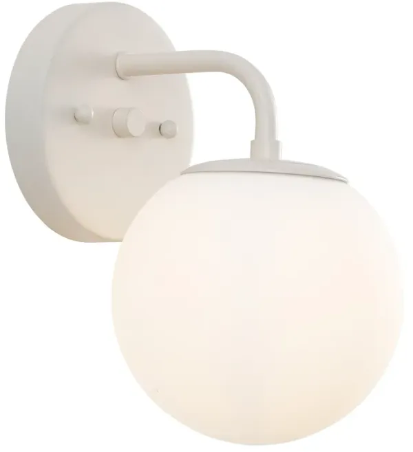 Louis Parisian Globe Metal/Frosted Glass Modern Contemporary LED Vanity Light