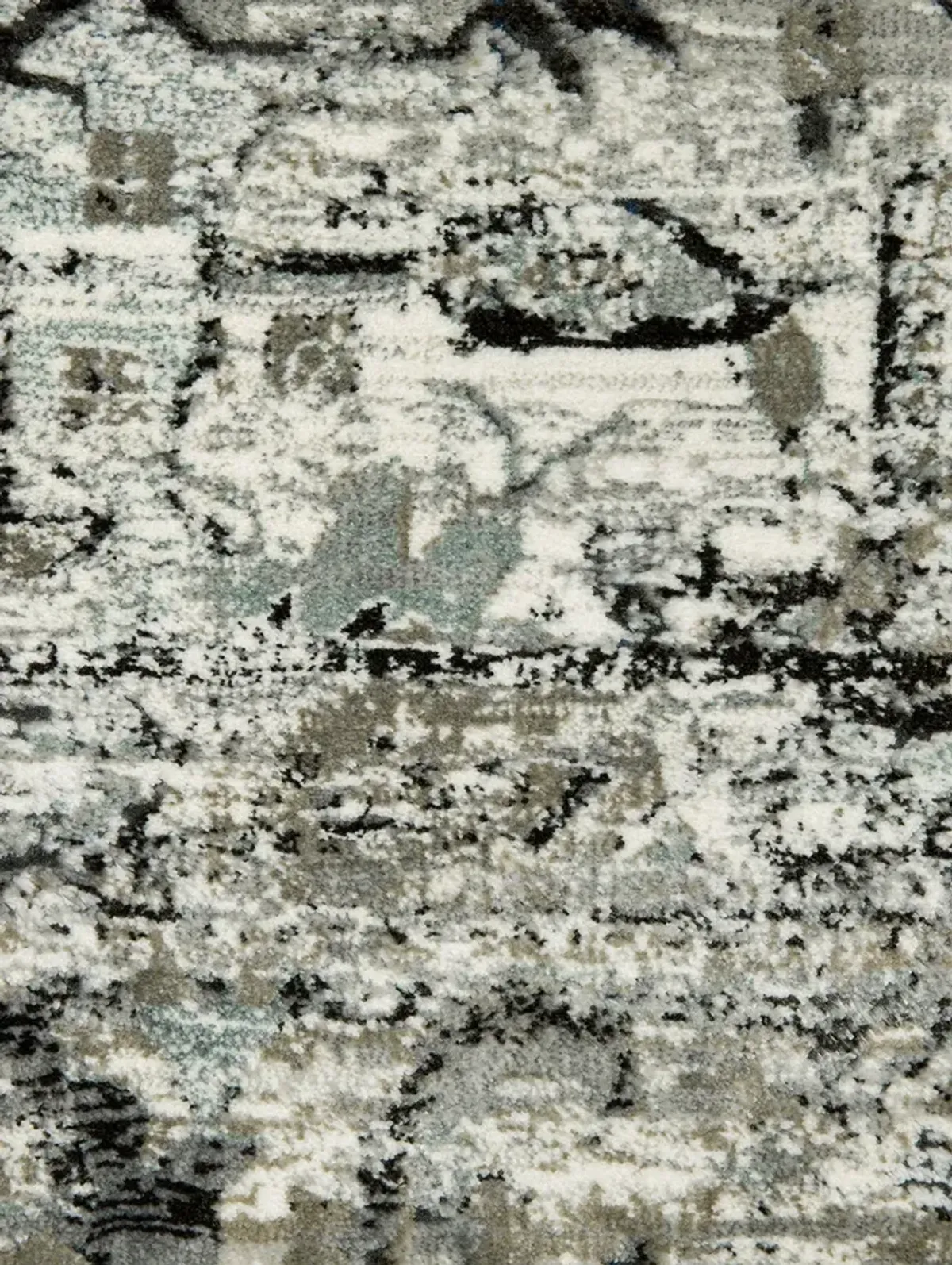 Gemini 2'3" x 7'6" Grey Rug