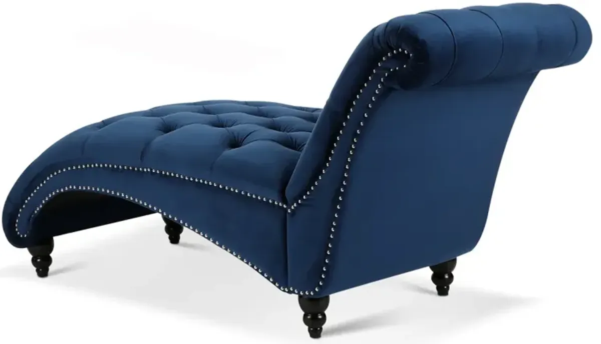 Tufted Armless Chaise Lounge