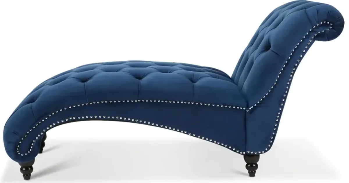 Tufted Armless Chaise Lounge