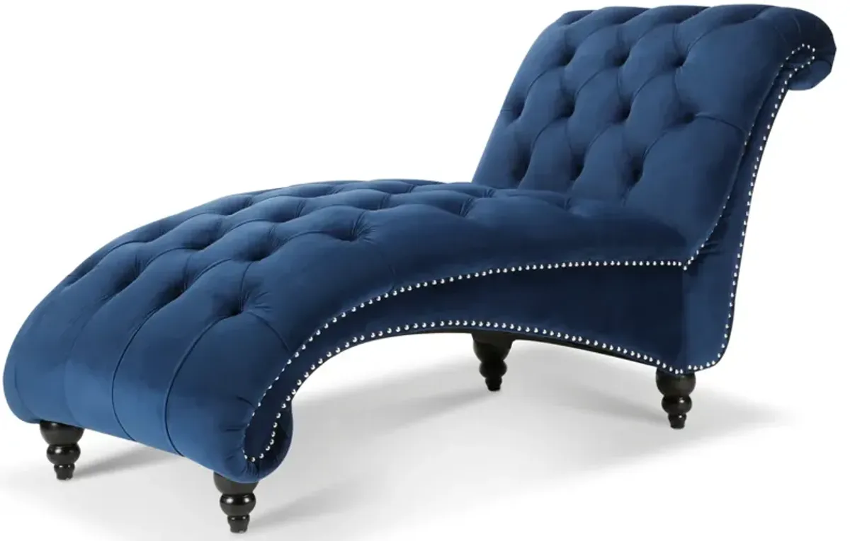 Tufted Armless Chaise Lounge