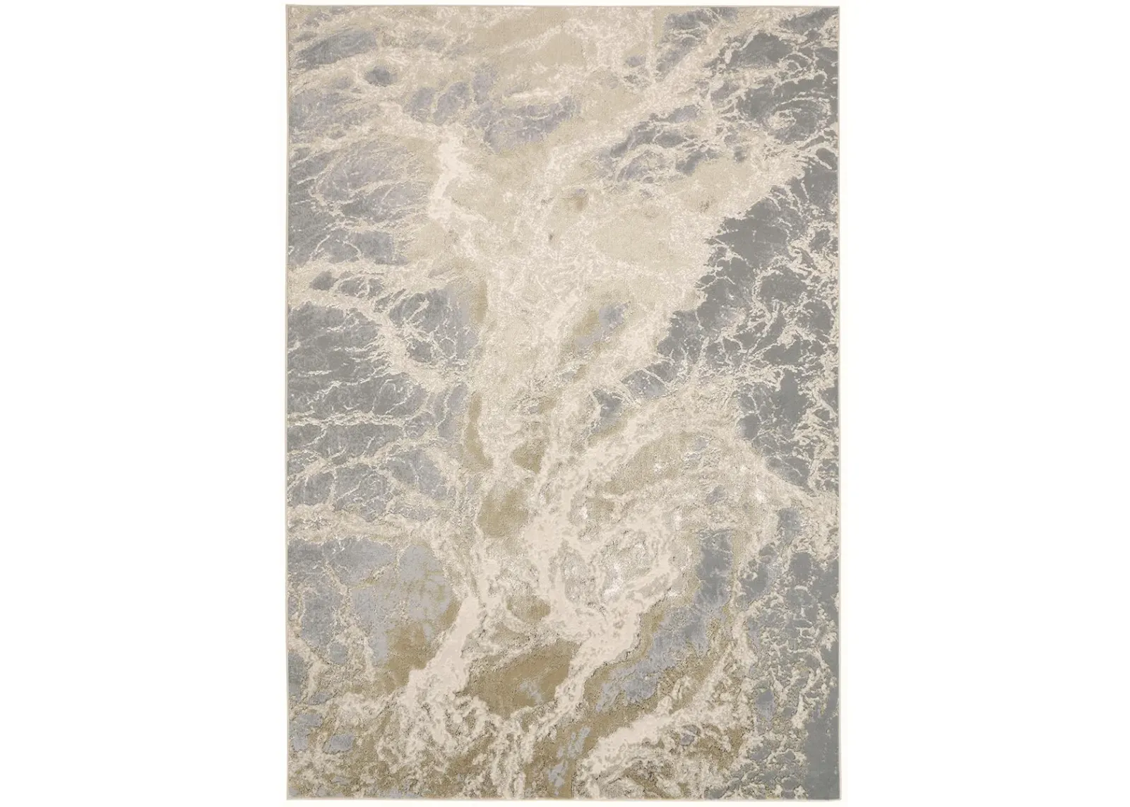 Aura 3563F Ivory/Silver/Gold 13' x 20' Rug