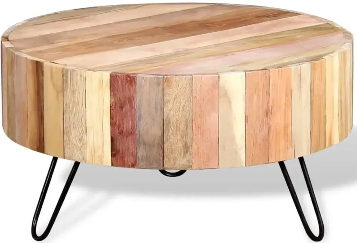 vidaXL Coffee Table Solid Reclaimed Wood, 244237