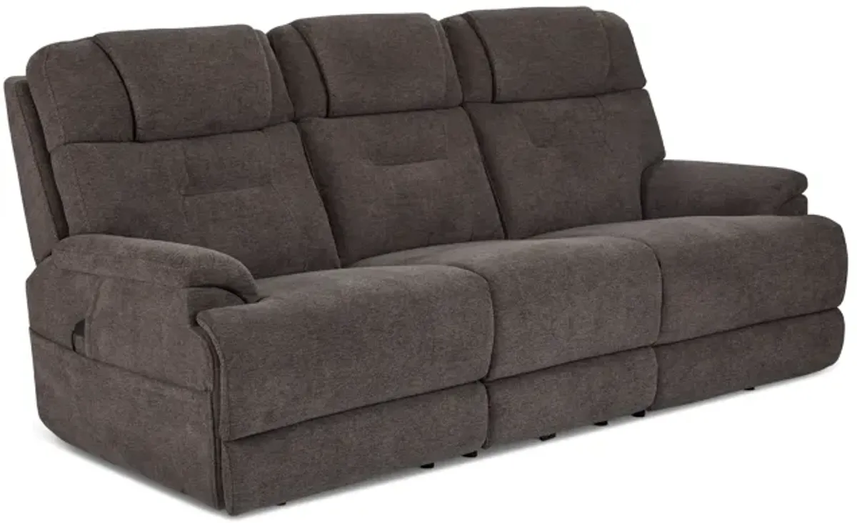 Zofa Umber Power Sleep Sofa