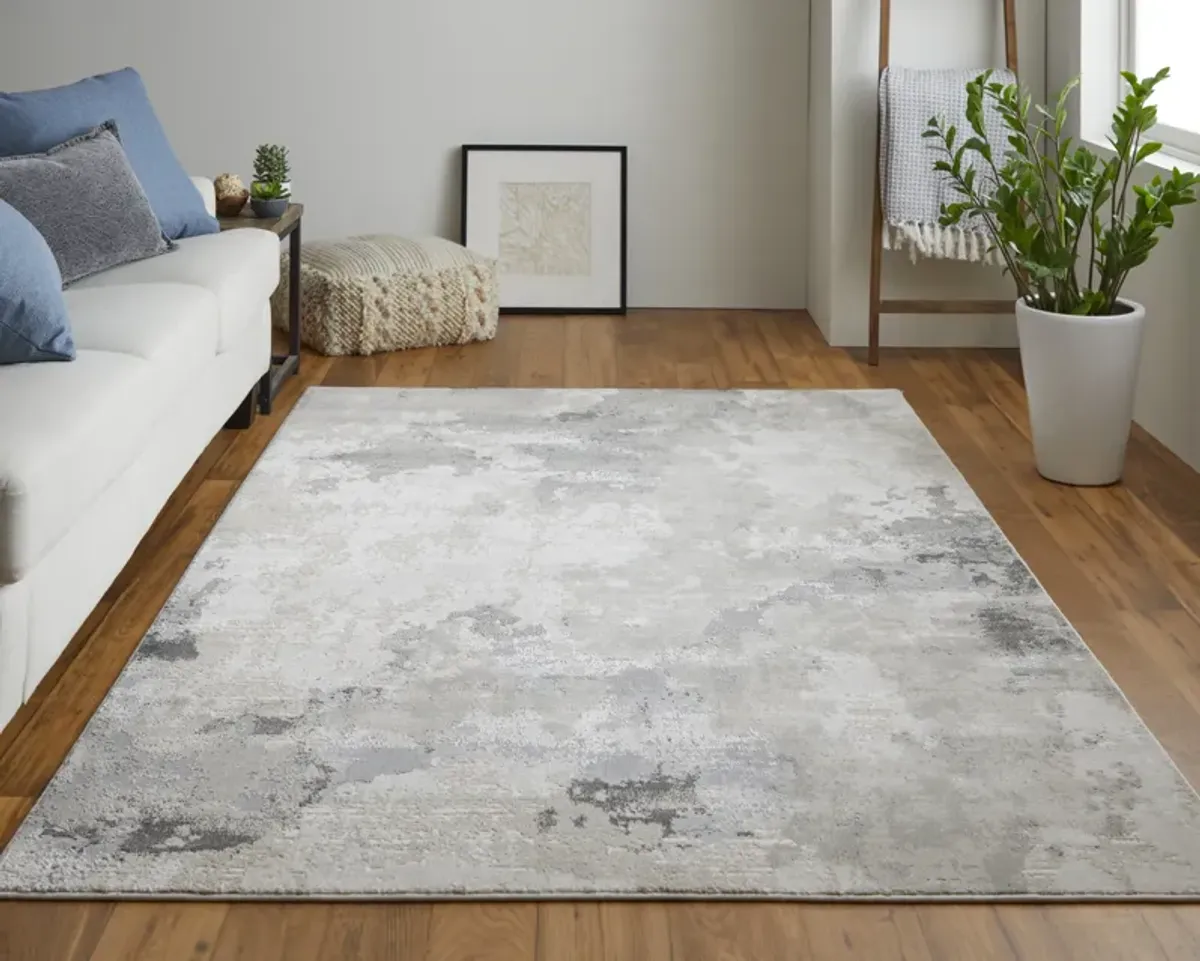 Prasad 3970F Ivory/Gray 8' x 11' Rug