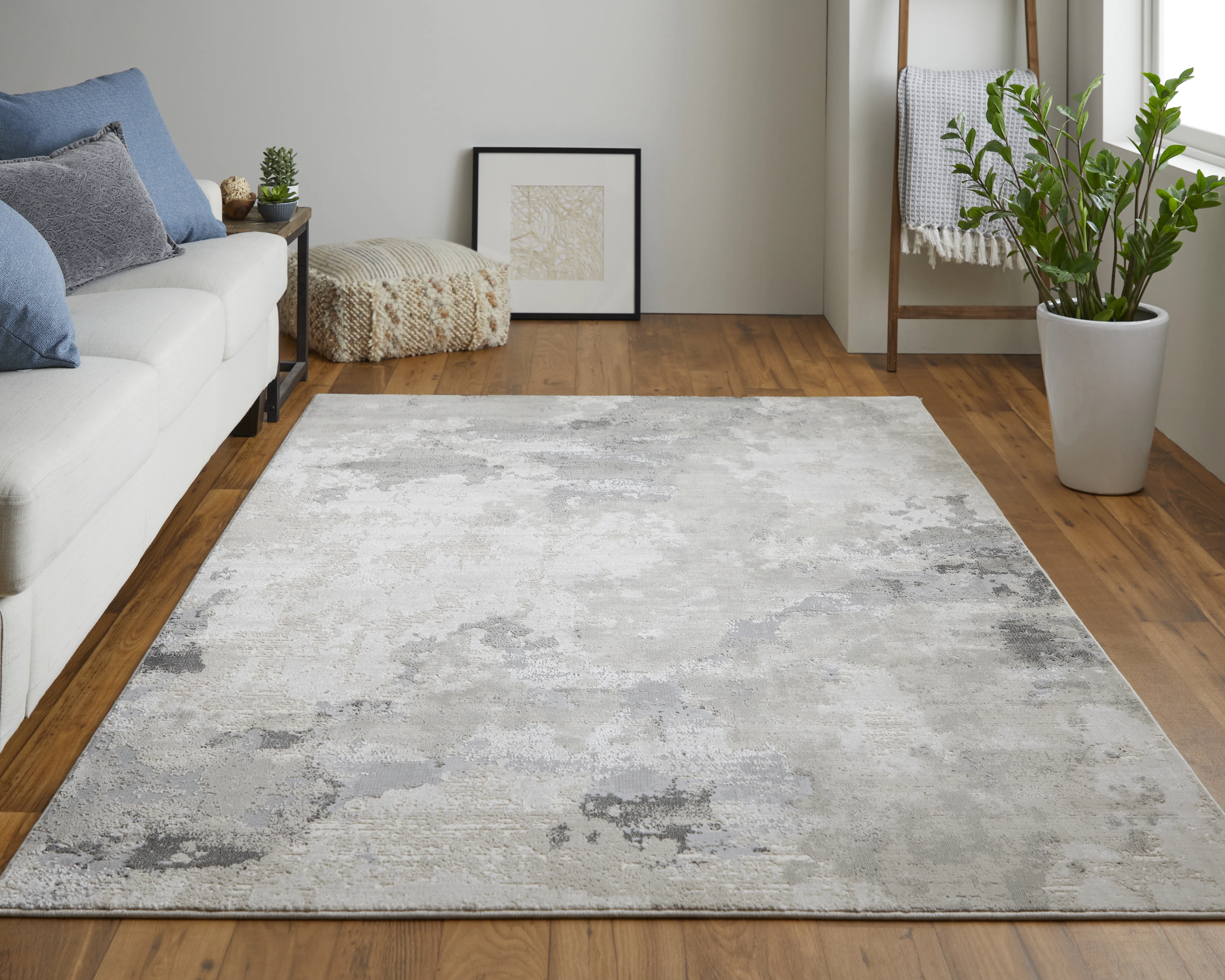 Prasad 3970F Ivory/Gray 8' x 11' Rug