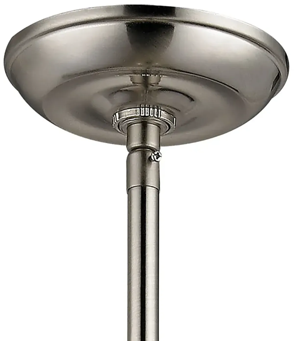 Rutherford 9'' Wide 1-Light Mini Silver Pendant