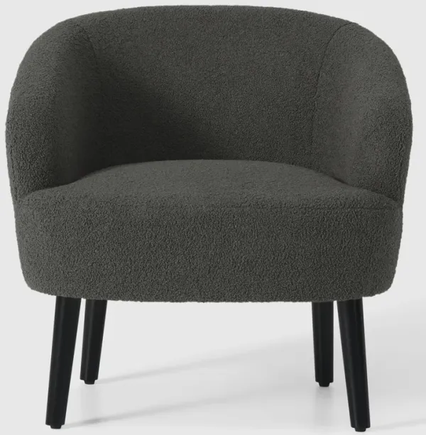 WestinTrends 29" Wide Mid Century Modern Club Barrel Accent Armchair