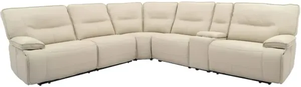 Parker Living Oyster 6 Piece Modular Power Reclining Sectional with Power Adjustable Headrests