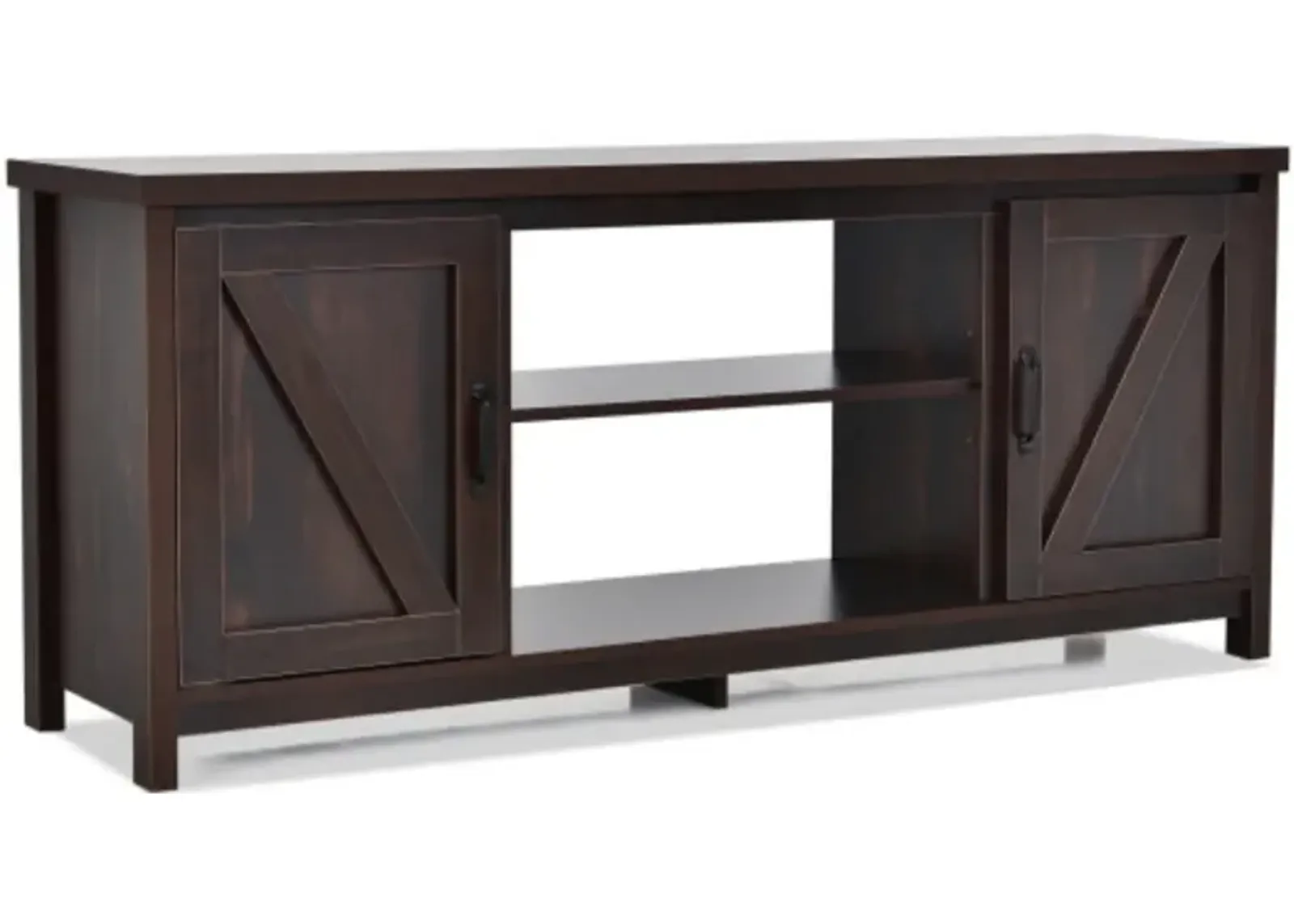 59 Inches TV Stand Media Console Center with Storage Cabinet