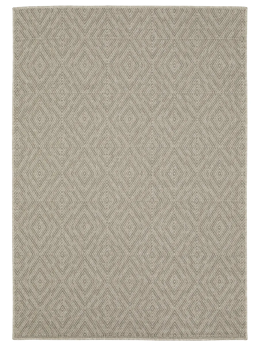 Caicos 5'3" x 7'3" Grey Rug