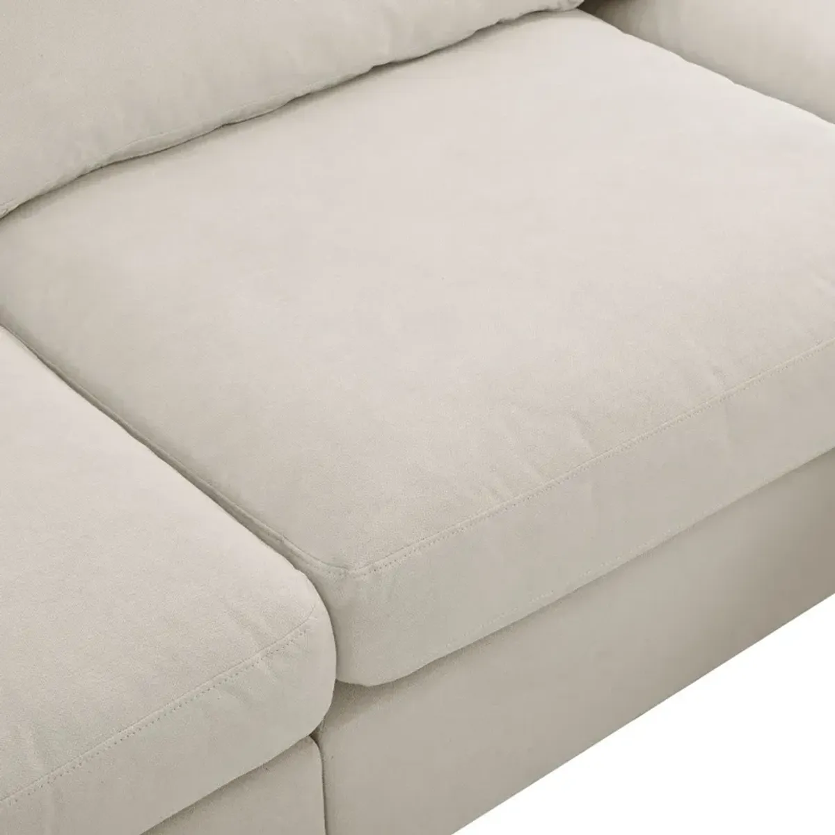 Merax Upholstery Convertible Sectional Sofa