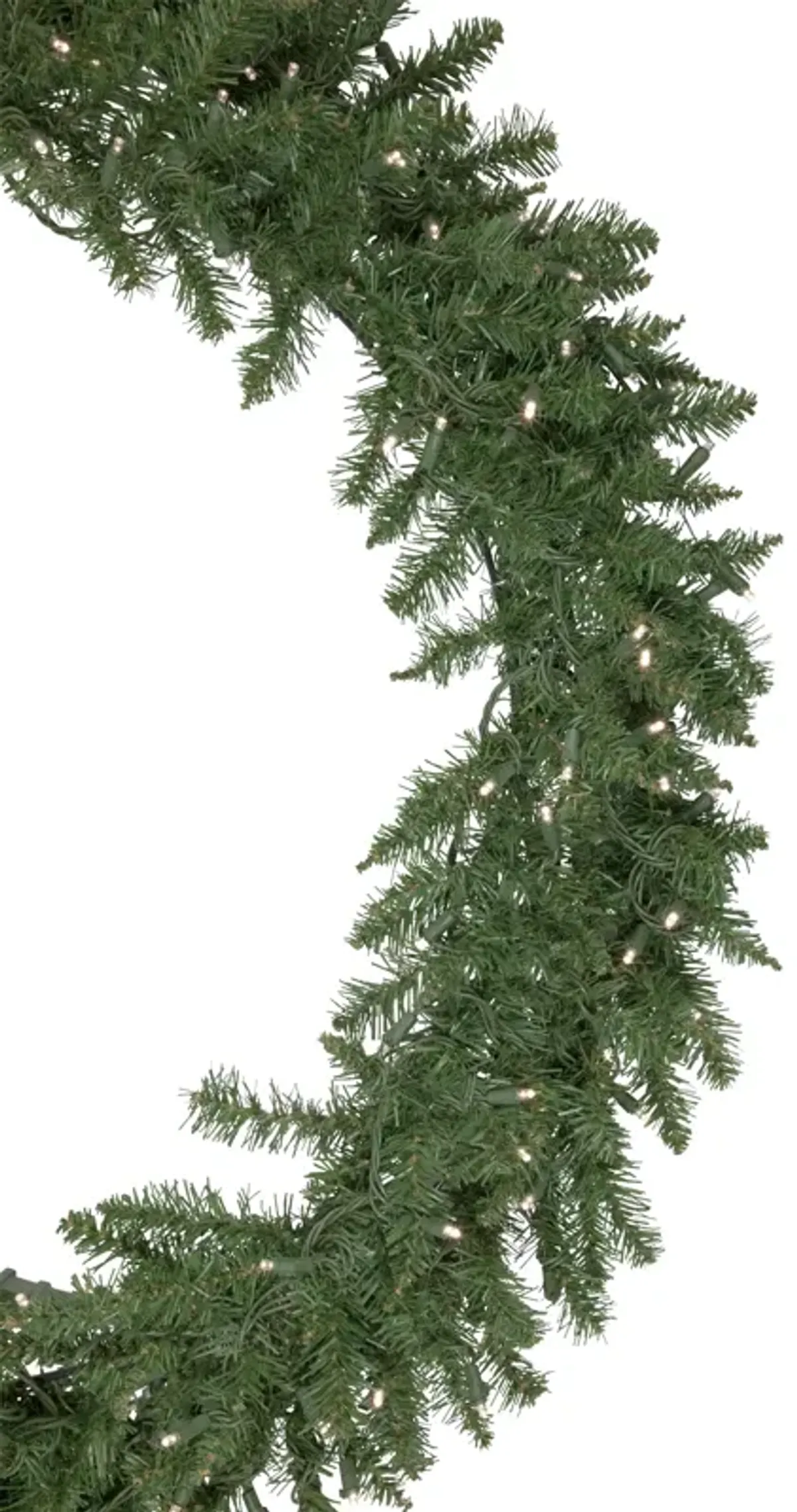 Pre-Lit Winona Fir Artificial Christmas Wreath  48-Inch  Warm White LED Lights