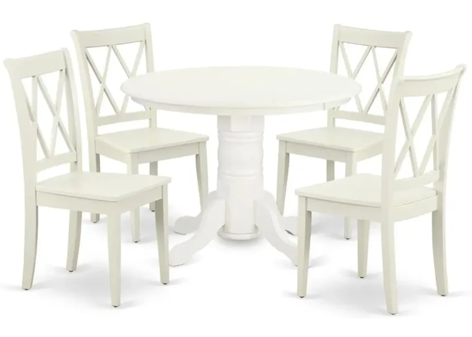 Dining Room Set Linen White