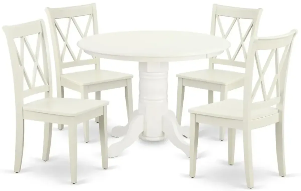 Dining Room Set Linen White