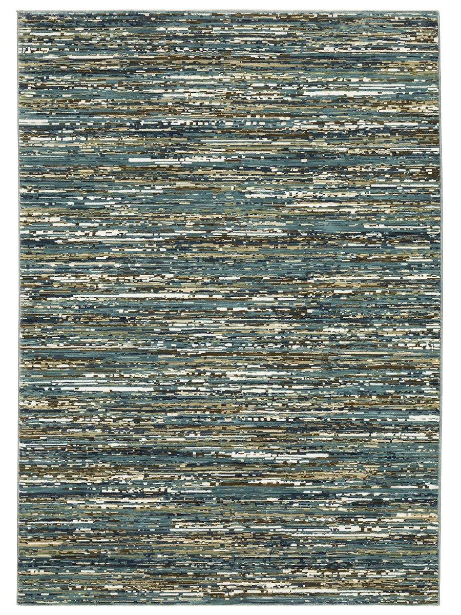 Reed 5'3" x 7'6" Blue Rug