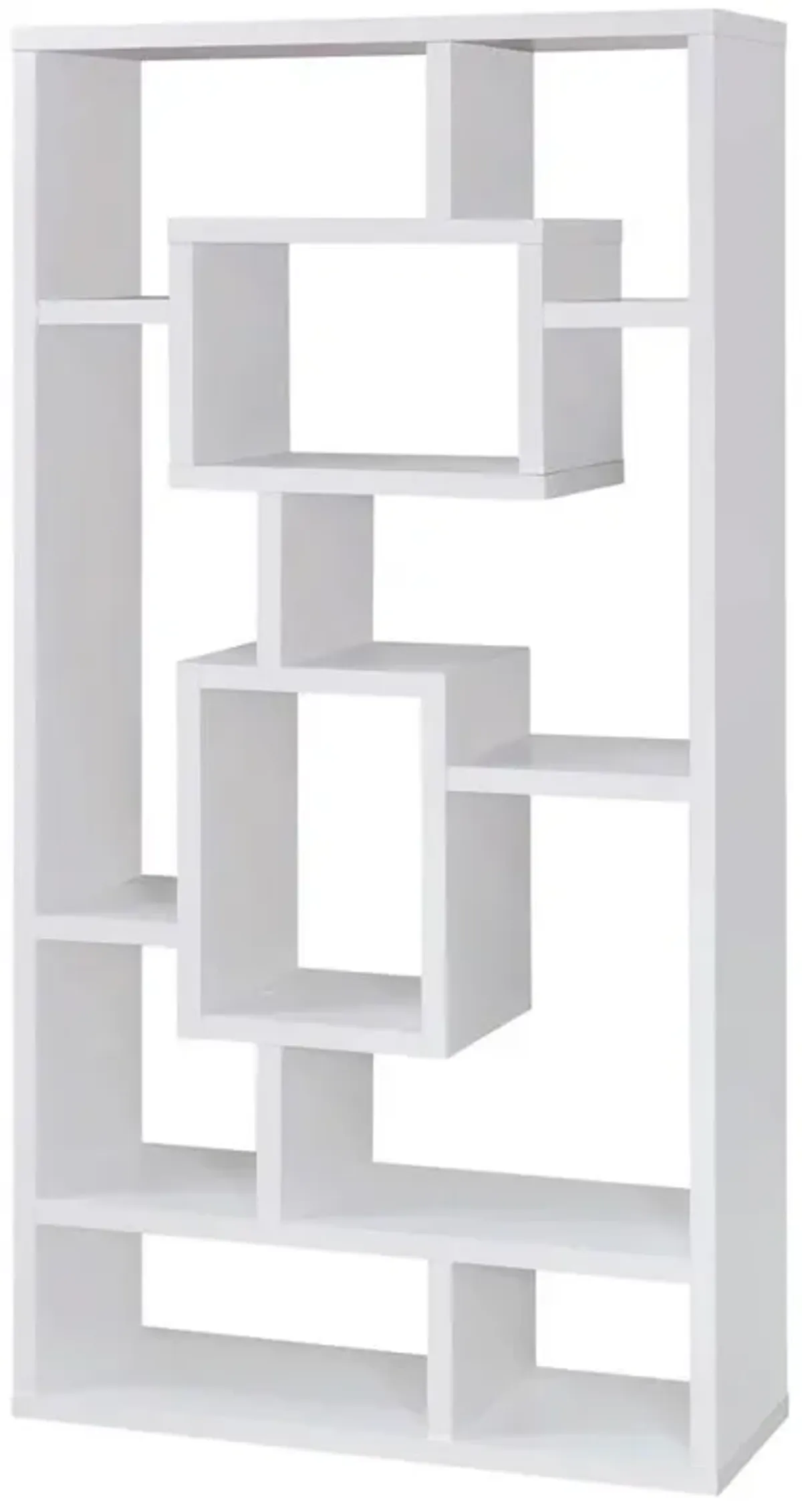 Howie 10-shelf Bookcase White