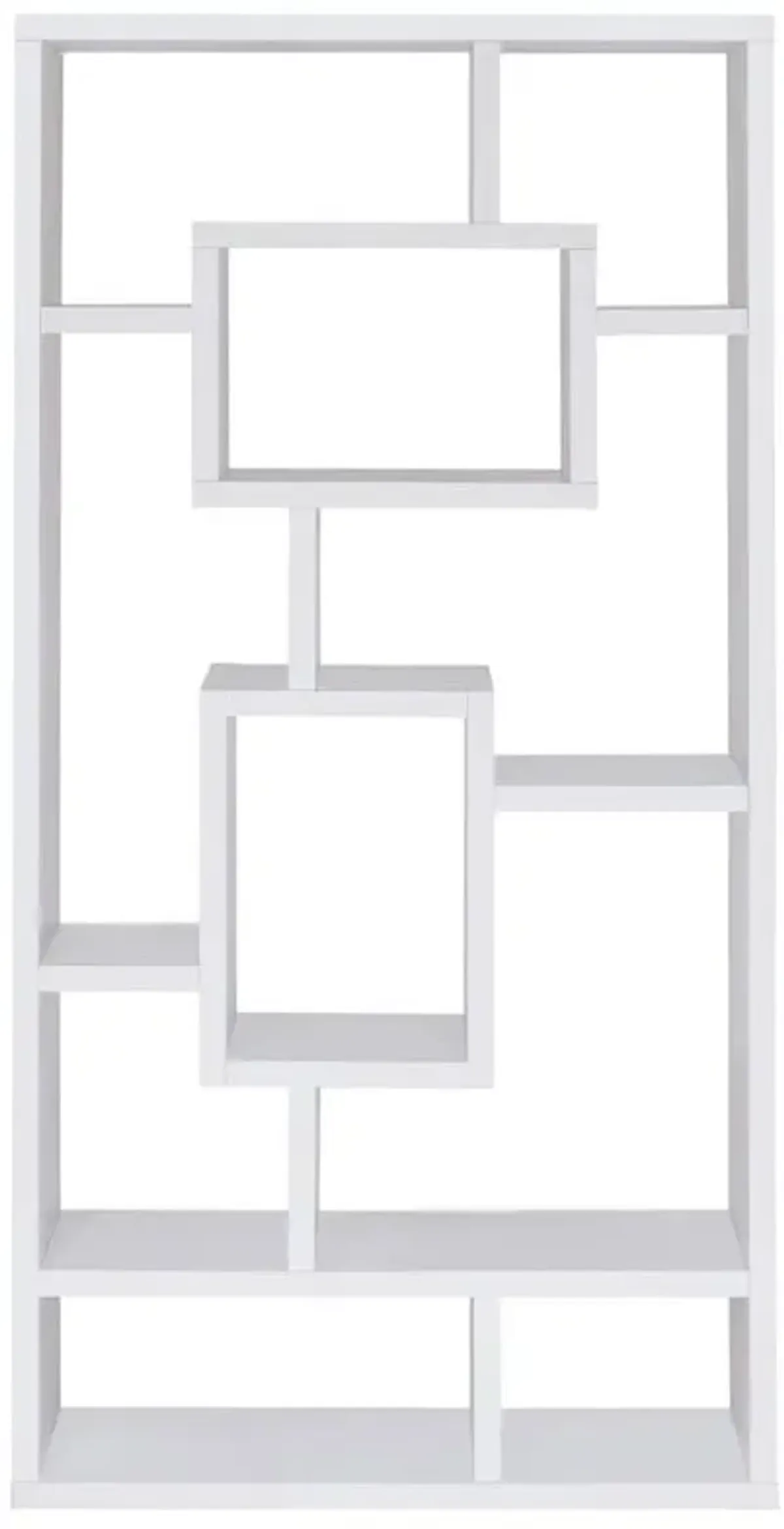 Howie 10-shelf Bookcase White