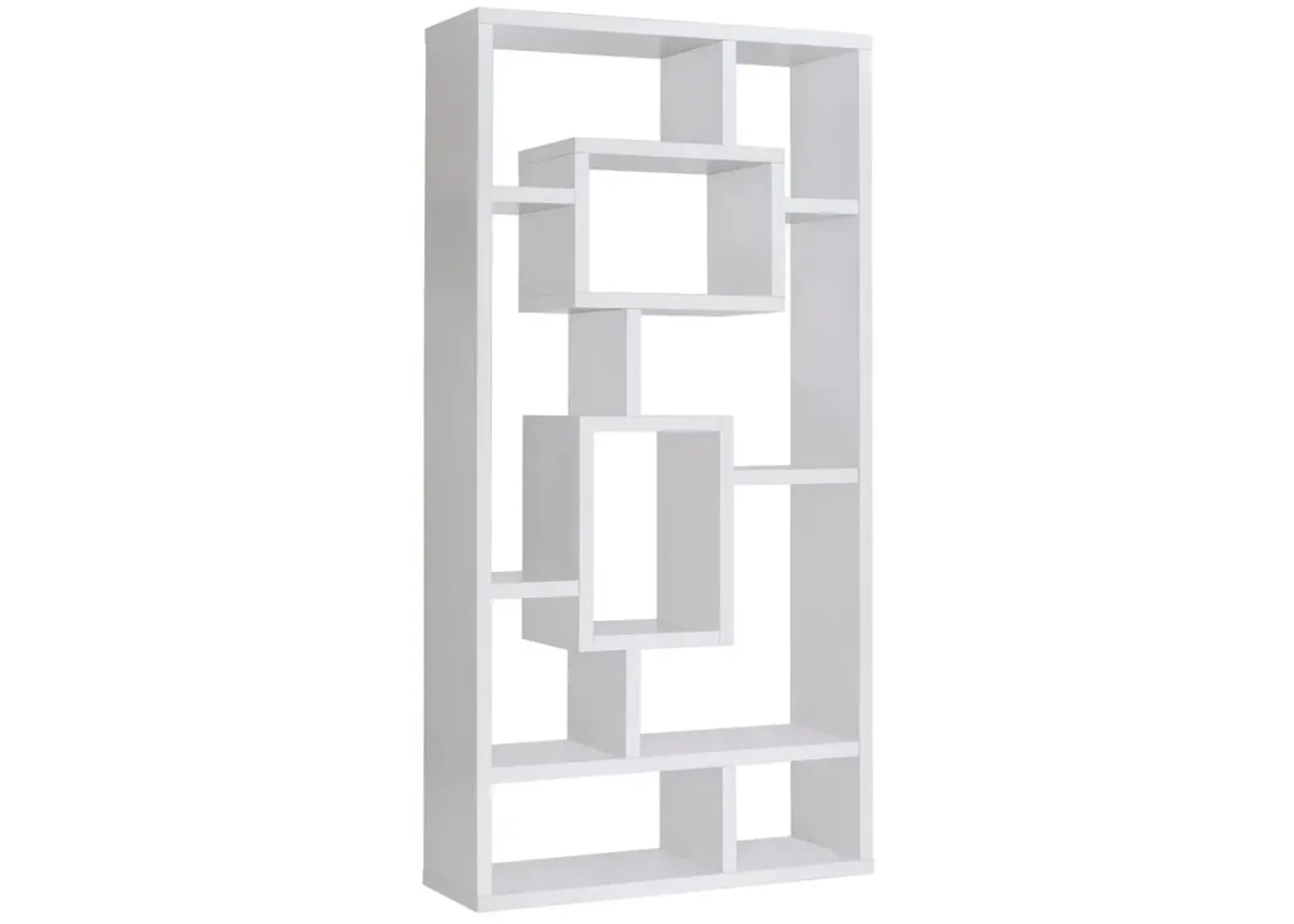 Howie 10-shelf Bookcase White