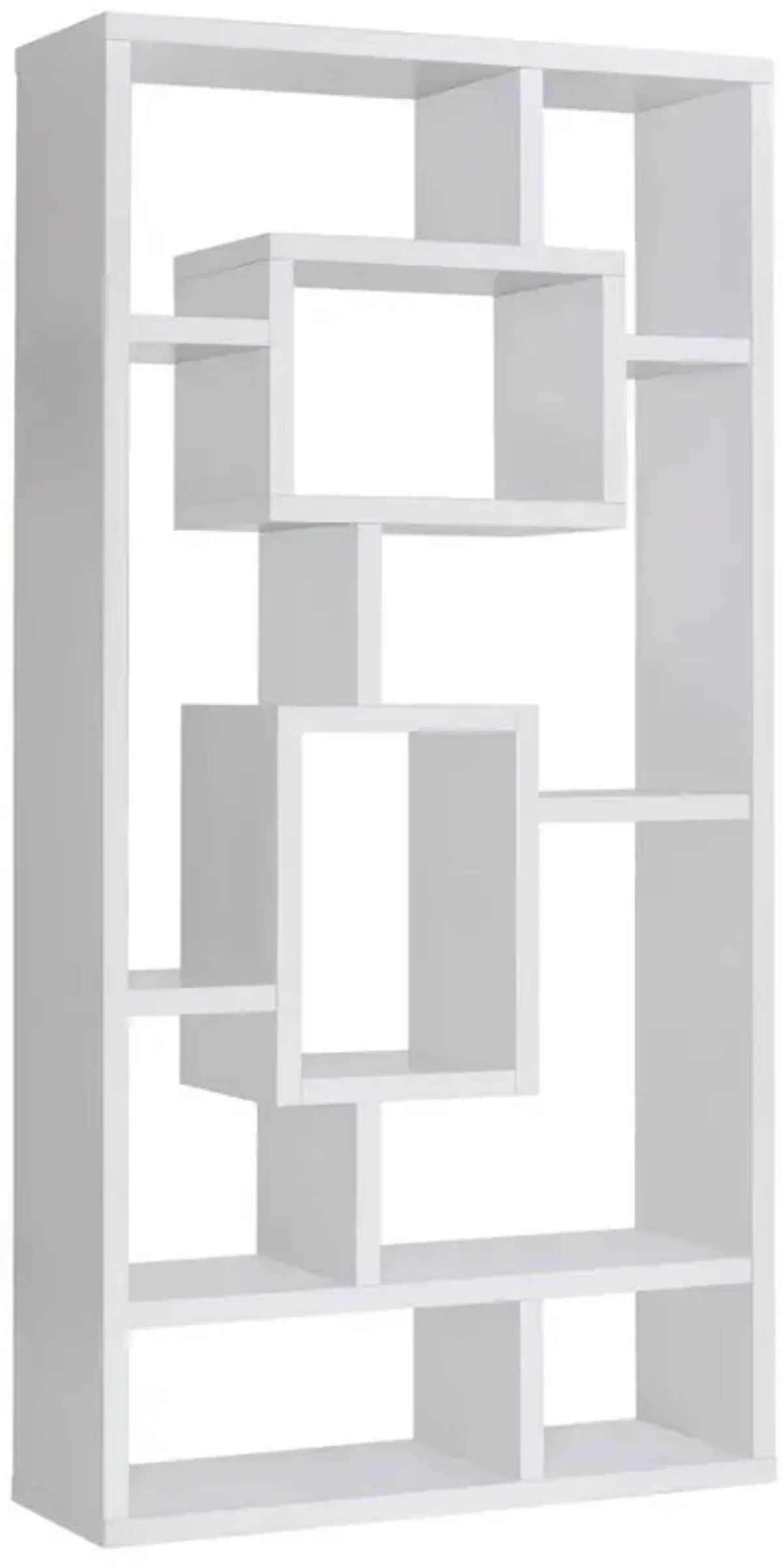 Howie 10-shelf Bookcase White