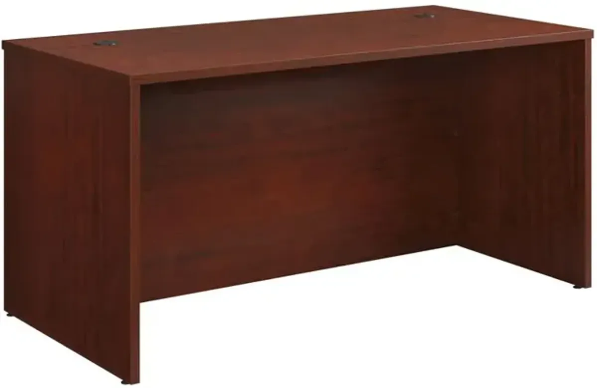 Sauder Affirm 60 Desk Shell Classic Cherry