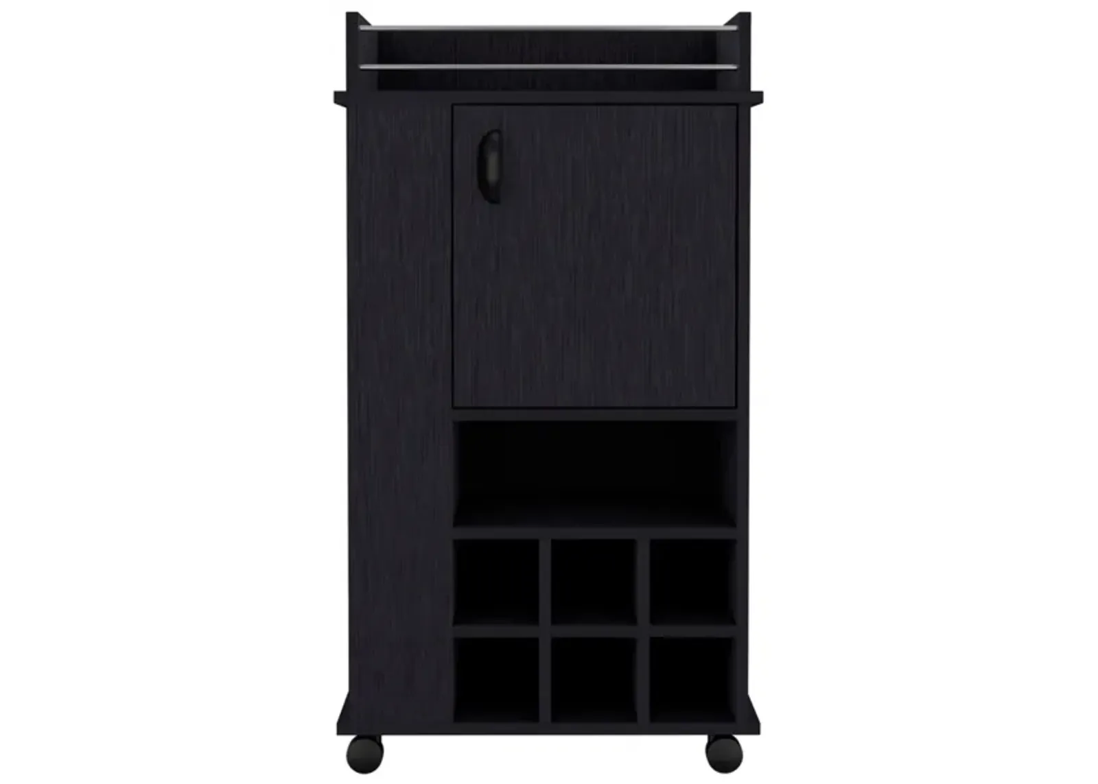 Bar Cart Reese, Living Room, Black