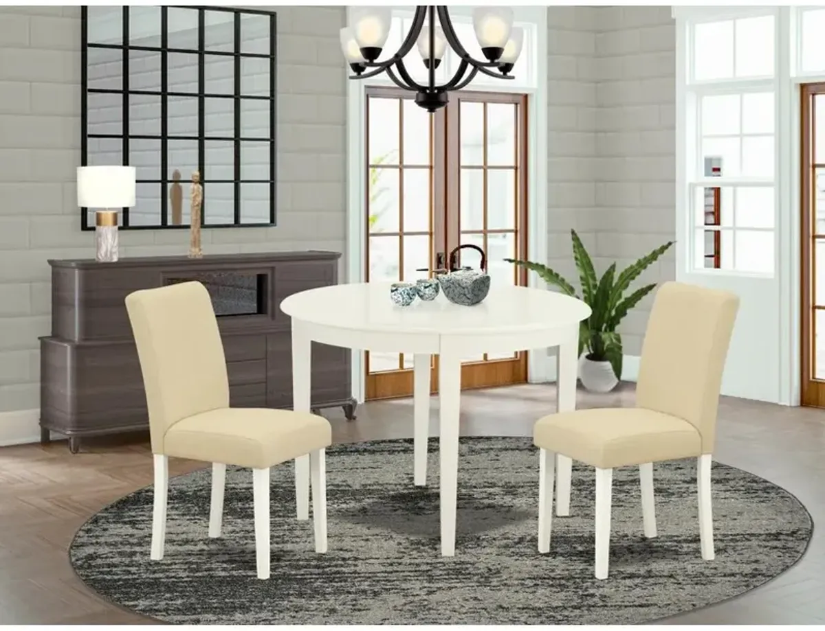 Dining Room Set Linen White