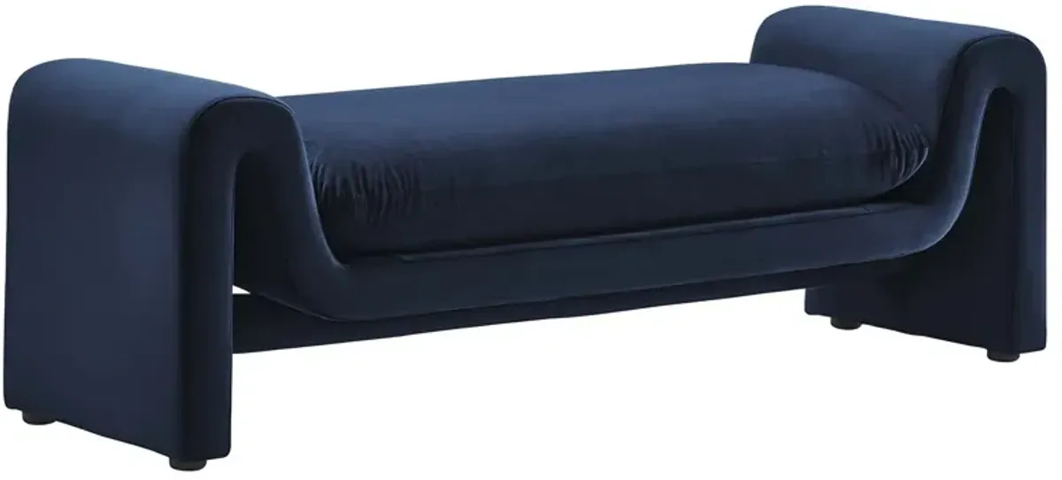 Waverly Performance Velvet Bench