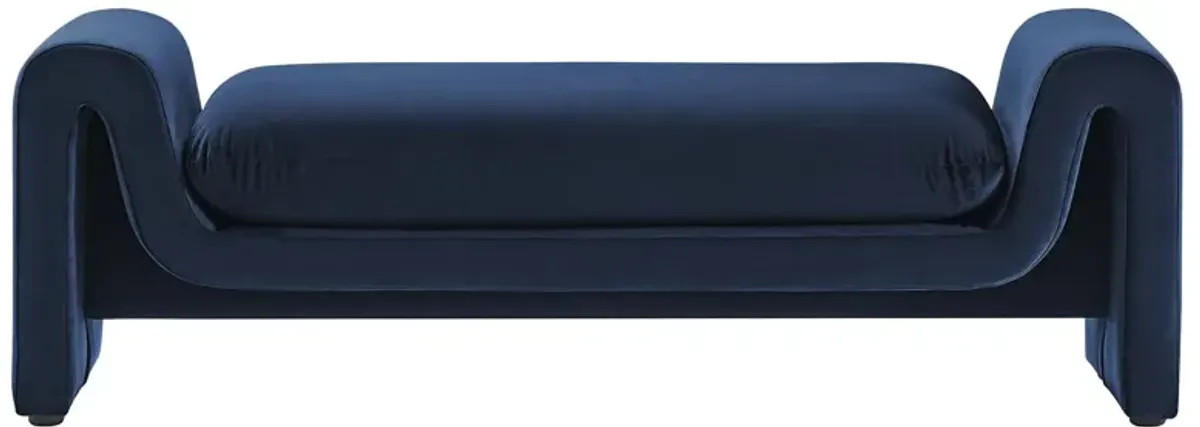 Waverly Performance Velvet Bench