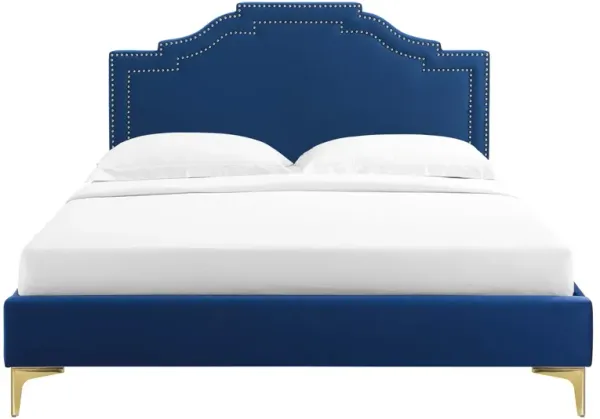 Modway - Adelaide Performance Velvet Queen Platform Bed