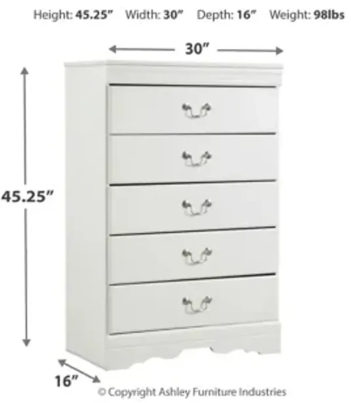 Anarasia Chest of Drawers