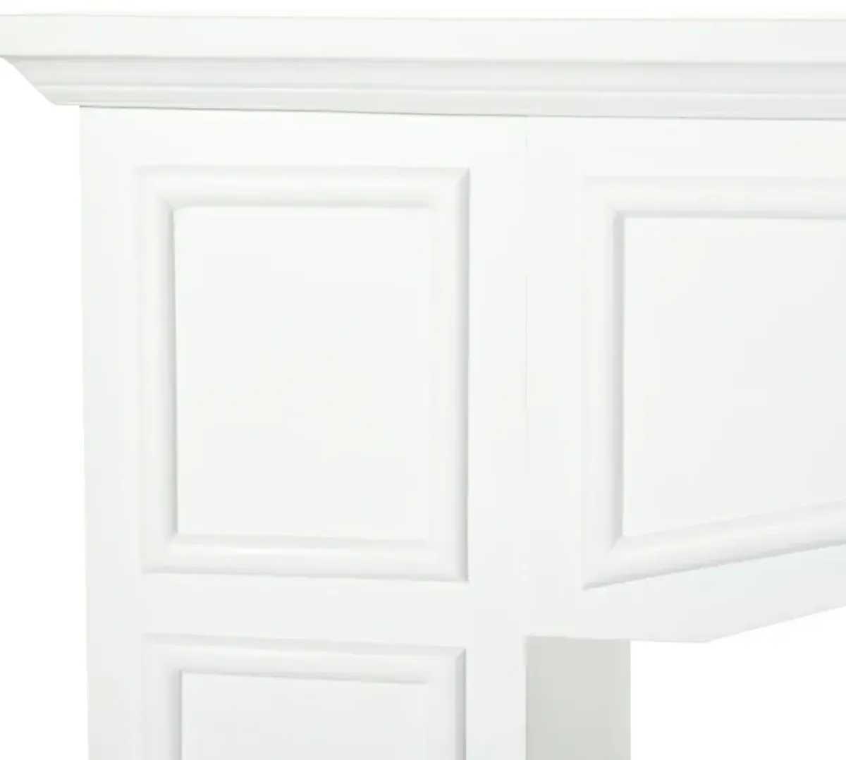 Streamdale Modern Fireplace Mantel, White (29" Interior Width)