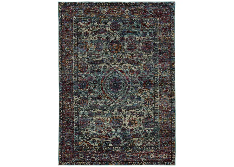 Andorra 8'6" x 11'7" Blue Rug